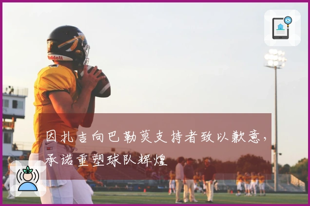 因扎吉向巴勒莫支持者致以歉意，承诺重塑球队辉煌